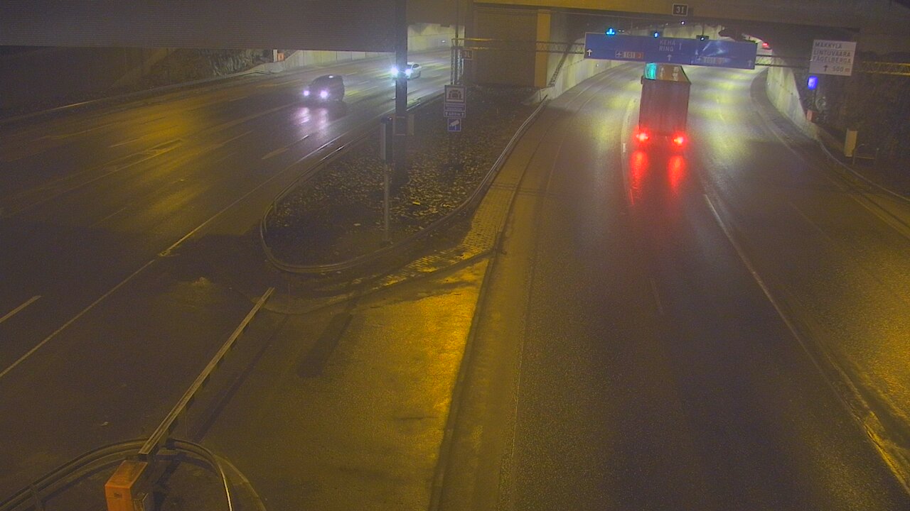 Kelikamerat Kuva Tie 101 Mestarintunneli, puomi länsi, Espoo, Uusimaa