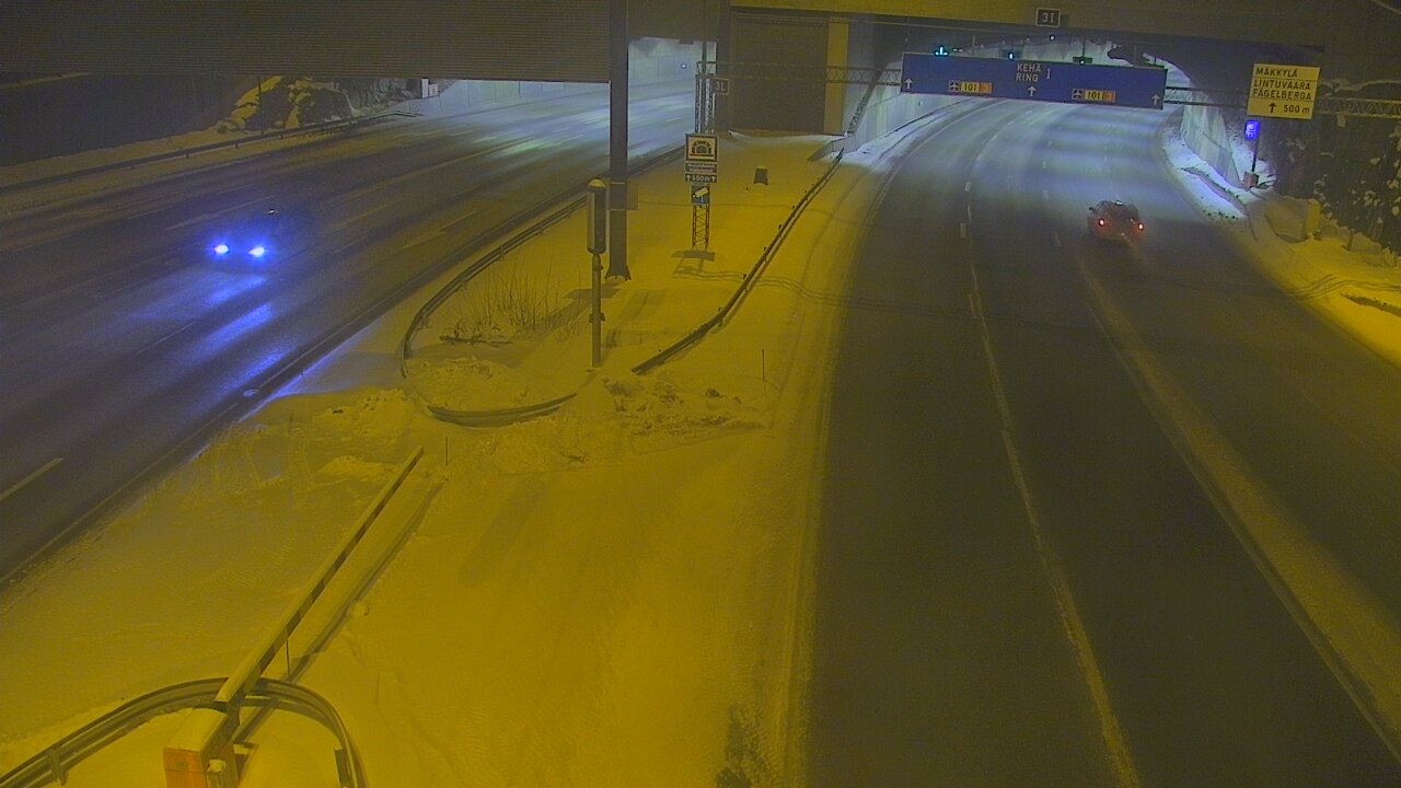 Kelikamerat Kuva Tie 101 Mestarintunneli, puomi länsi, Espoo, Uusimaa