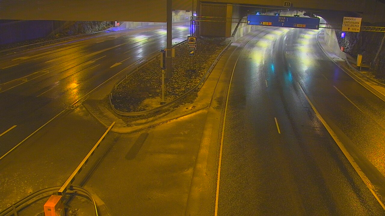 Kelikamerat Kuva Tie 101 Mestarintunneli, puomi länsi, Espoo, Uusimaa