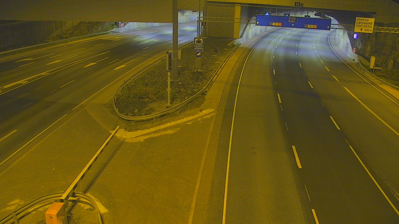 Kelikamerat Kuva Tie 101 Mestarintunneli, puomi länsi, Espoo, Uusimaa