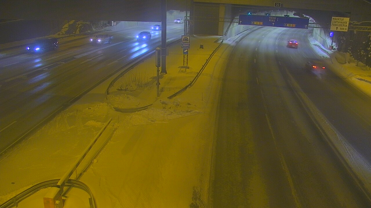 Kelikamerat Kuva Tie 101 Mestarintunneli, puomi länsi, Espoo, Uusimaa