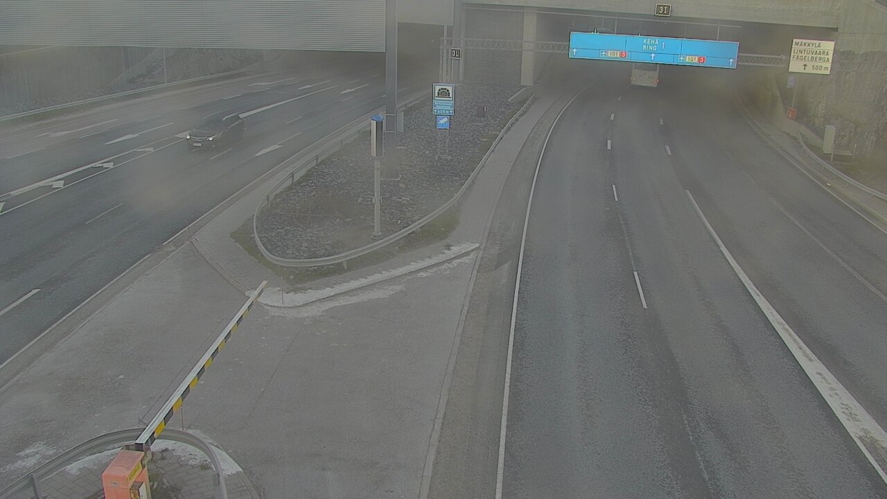 Kelikamerat Kuva Tie 101 Mestarintunneli, puomi länsi, Espoo, Uusimaa