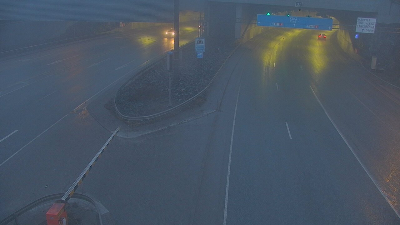 Kelikamerat Kuva Tie 101 Mestarintunneli, puomi länsi, Espoo, Uusimaa