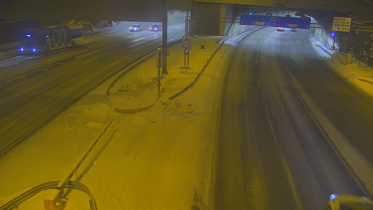 Kelikamerat Kuva Tie 101 Mestarintunneli, puomi länsi, Espoo, Uusimaa