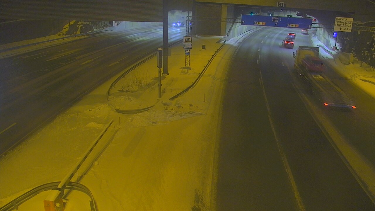 Kelikamerat Kuva Tie 101 Mestarintunneli, puomi länsi, Espoo, Uusimaa