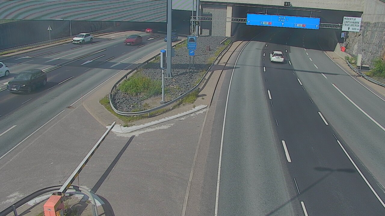Kelikamerat Kuva Tie 101 Mestarintunneli, puomi länsi, Espoo, Uusimaa