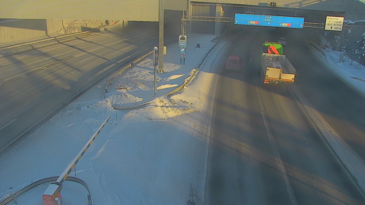 Kelikamerat Kuva Tie 101 Mestarintunneli, puomi länsi, Espoo, Uusimaa