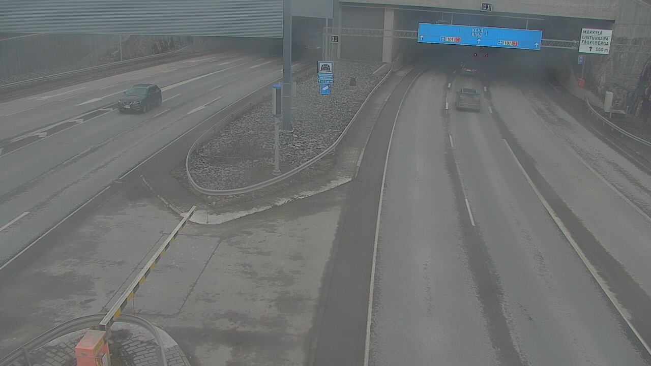 Kelikamerat Kuva Tie 101 Mestarintunneli, puomi länsi, Espoo, Uusimaa