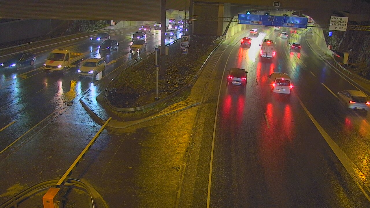 Kelikamerat Kuva Tie 101 Mestarintunneli, puomi länsi, Espoo, Uusimaa