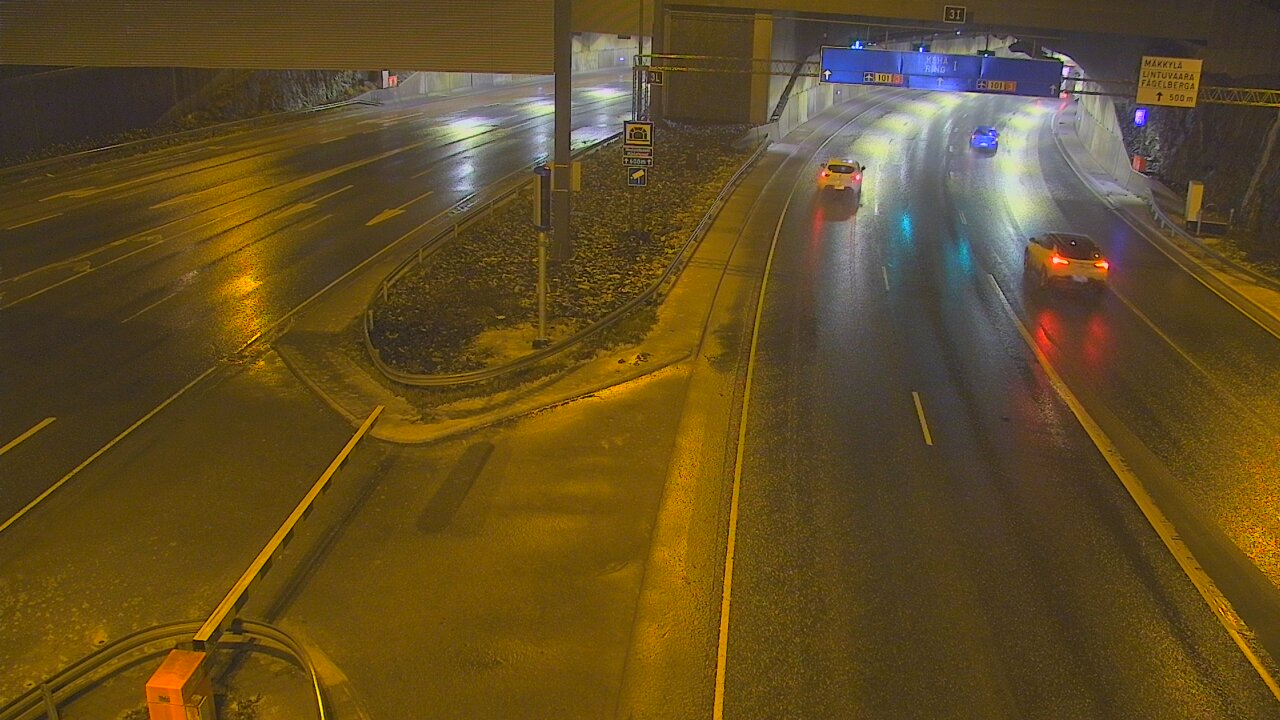 Kelikamerat Kuva Tie 101 Mestarintunneli, puomi länsi, Espoo, Uusimaa