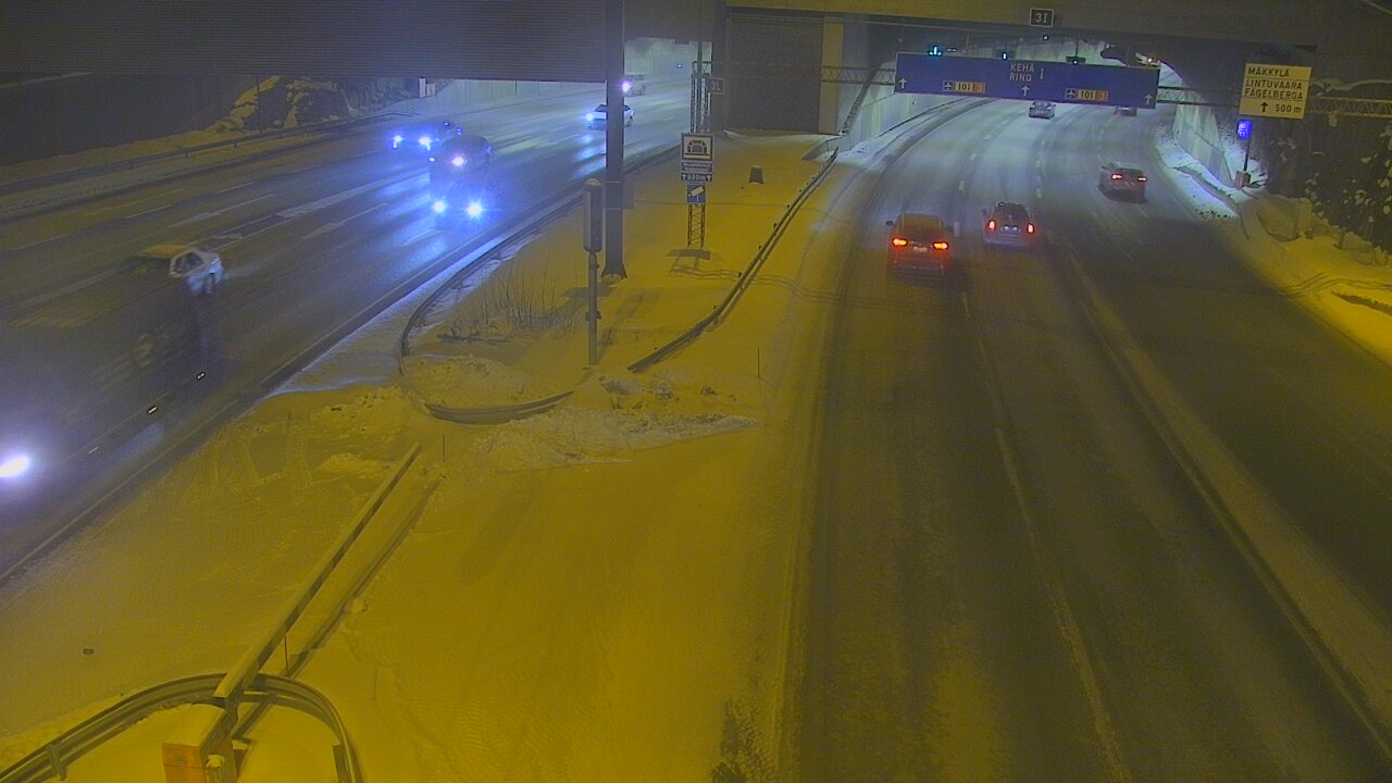 Kelikamerat Kuva Tie 101 Mestarintunneli, puomi länsi, Espoo, Uusimaa