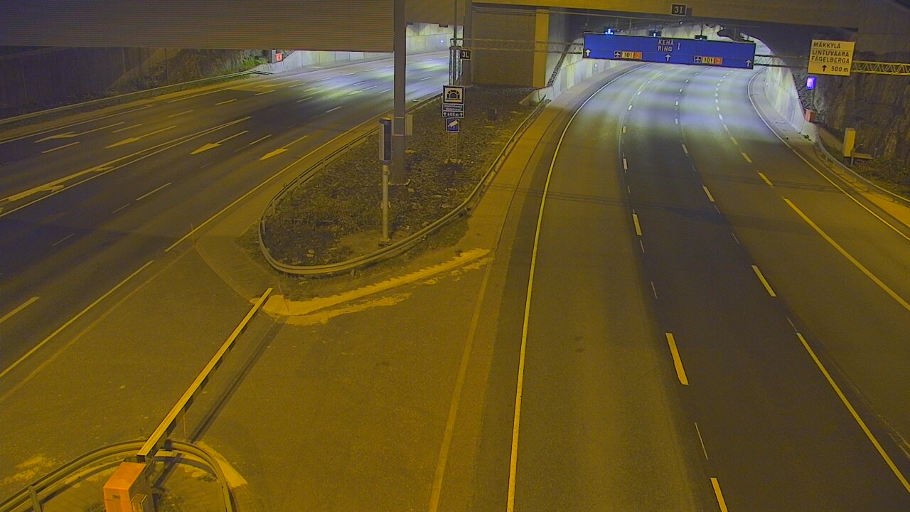 Kelikamerat Kuva Tie 101 Mestarintunneli, puomi länsi, Espoo, Uusimaa