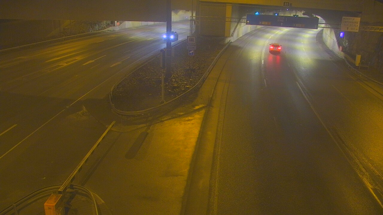 Kelikamerat Kuva Tie 101 Mestarintunneli, puomi länsi, Espoo, Uusimaa