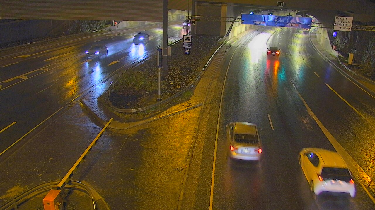 Kelikamerat Kuva Tie 101 Mestarintunneli, puomi länsi, Espoo, Uusimaa