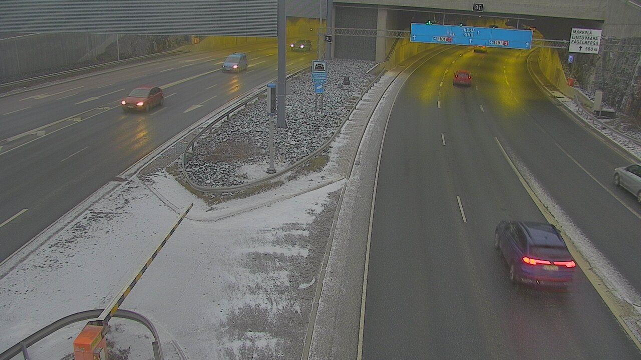 Kelikamerat Kuva Tie 101 Mestarintunneli, puomi länsi, Espoo, Uusimaa