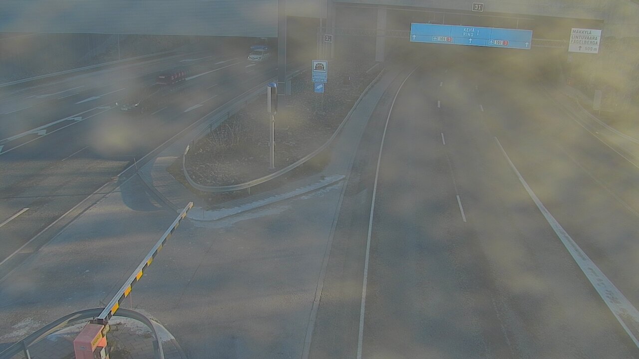 Kelikamerat Kuva Tie 101 Mestarintunneli, puomi länsi, Espoo, Uusimaa