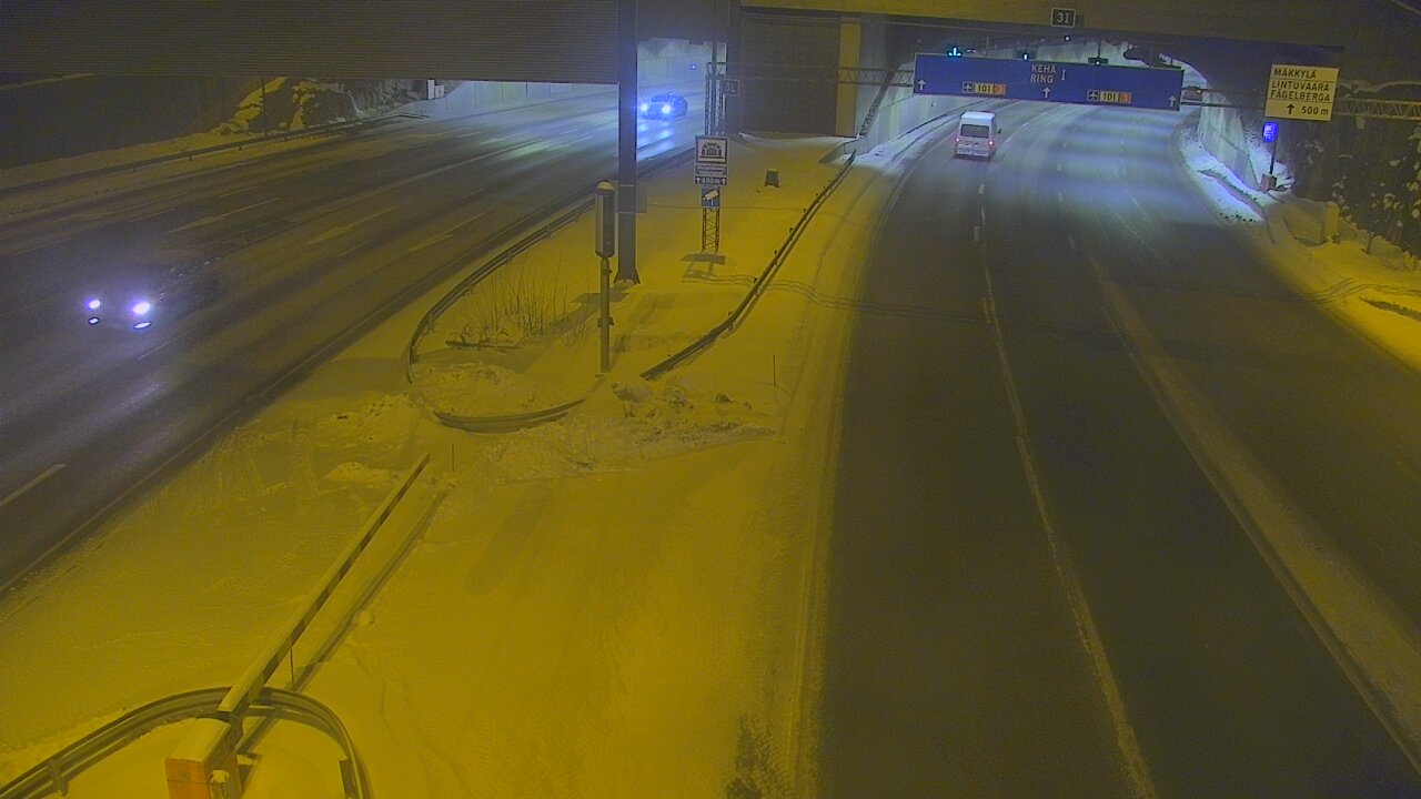 Kelikamerat Kuva Tie 101 Mestarintunneli, puomi länsi, Espoo, Uusimaa