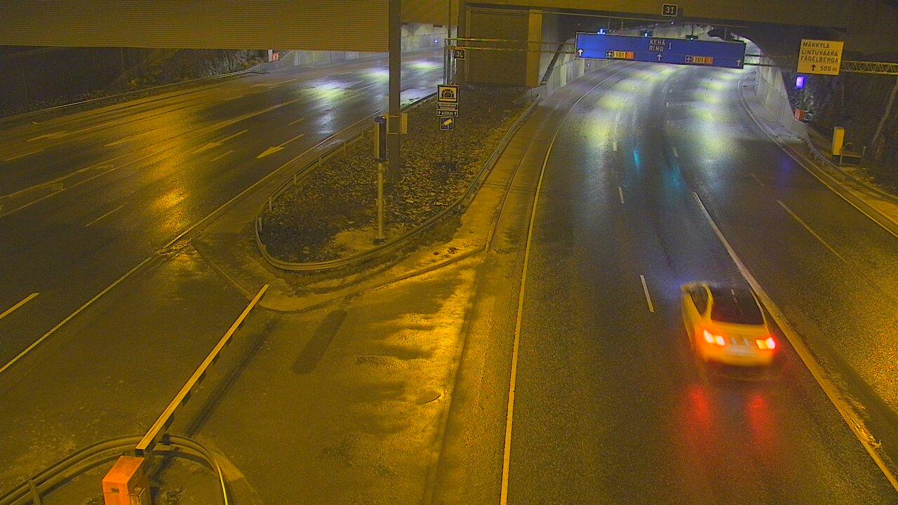 Kelikamerat Kuva Tie 101 Mestarintunneli, puomi länsi, Espoo, Uusimaa