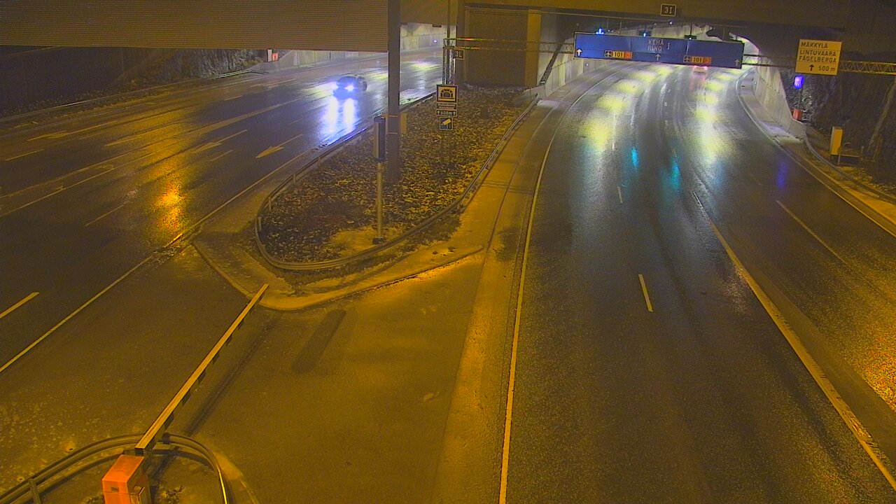 Kelikamerat Kuva Tie 101 Mestarintunneli, puomi länsi, Espoo, Uusimaa