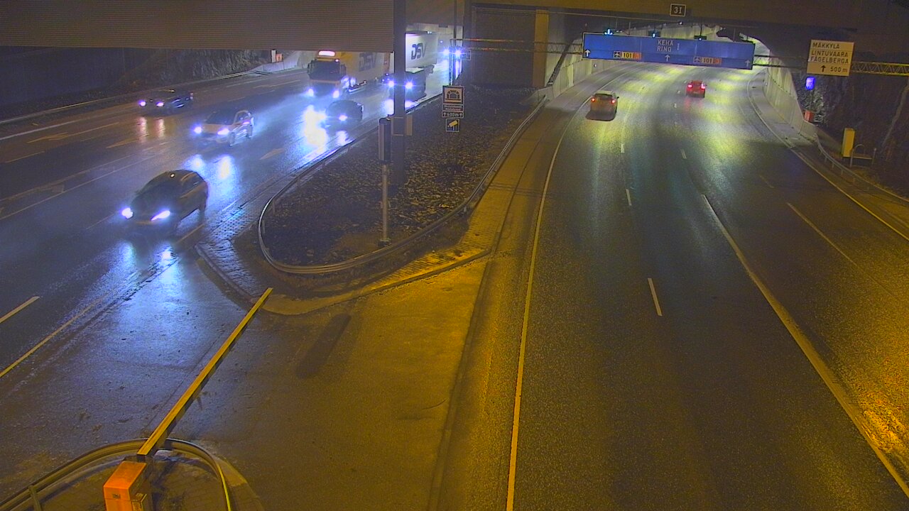 Kelikamerat Kuva Tie 101 Mestarintunneli, puomi länsi, Espoo, Uusimaa