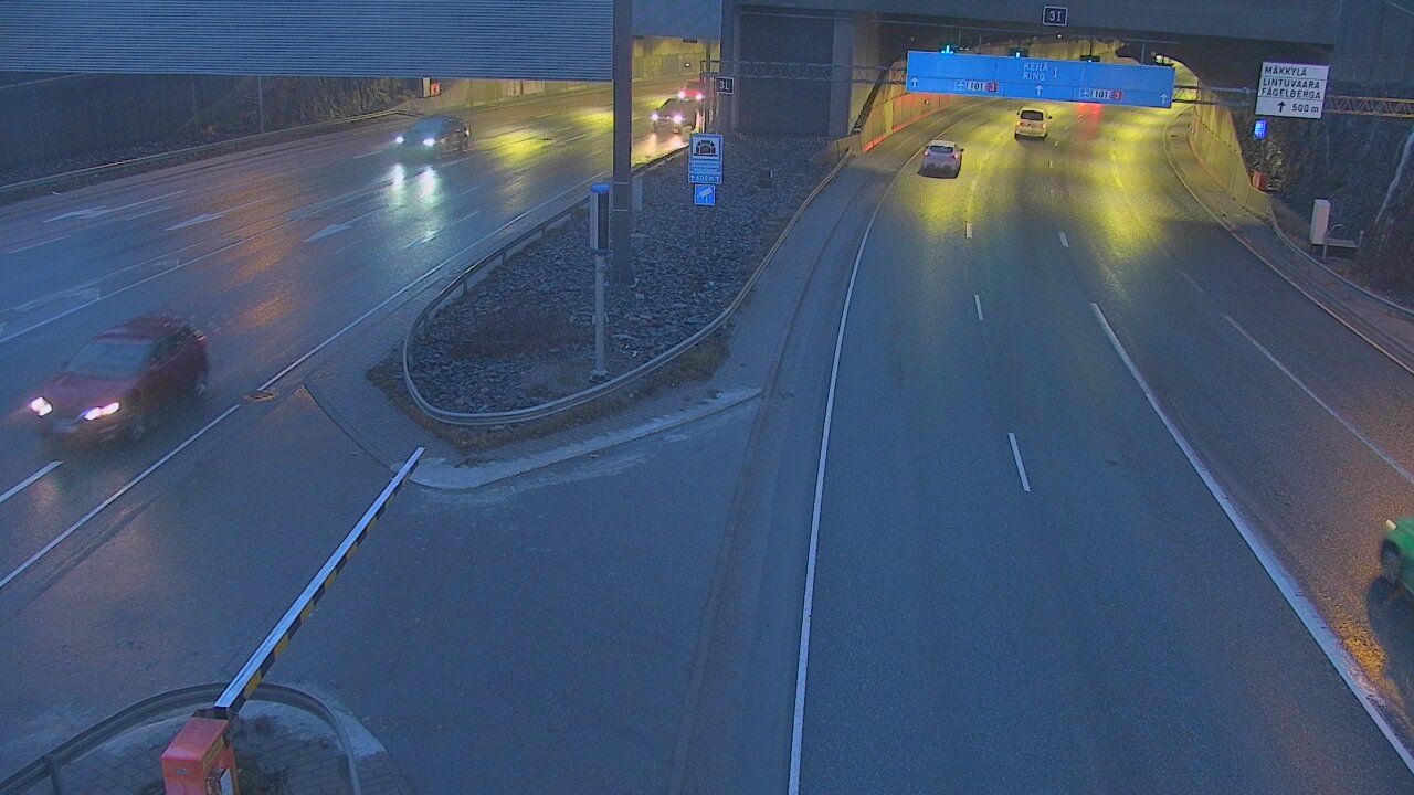 Kelikamerat Kuva Tie 101 Mestarintunneli, puomi länsi, Espoo, Uusimaa