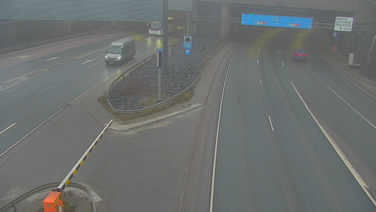 Kelikamerat Kuva Tie 101 Mestarintunneli, puomi länsi, Espoo, Uusimaa