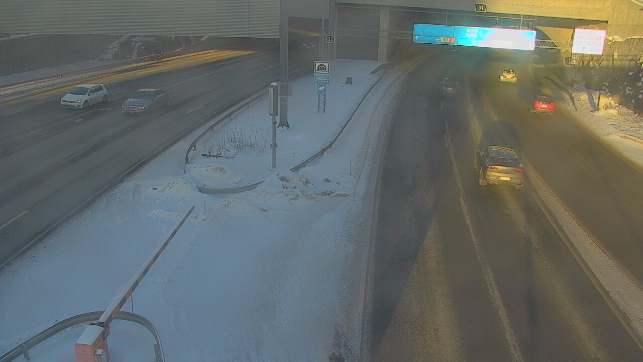 Kelikamerat Kuva Tie 101 Mestarintunneli, puomi länsi, Espoo, Uusimaa