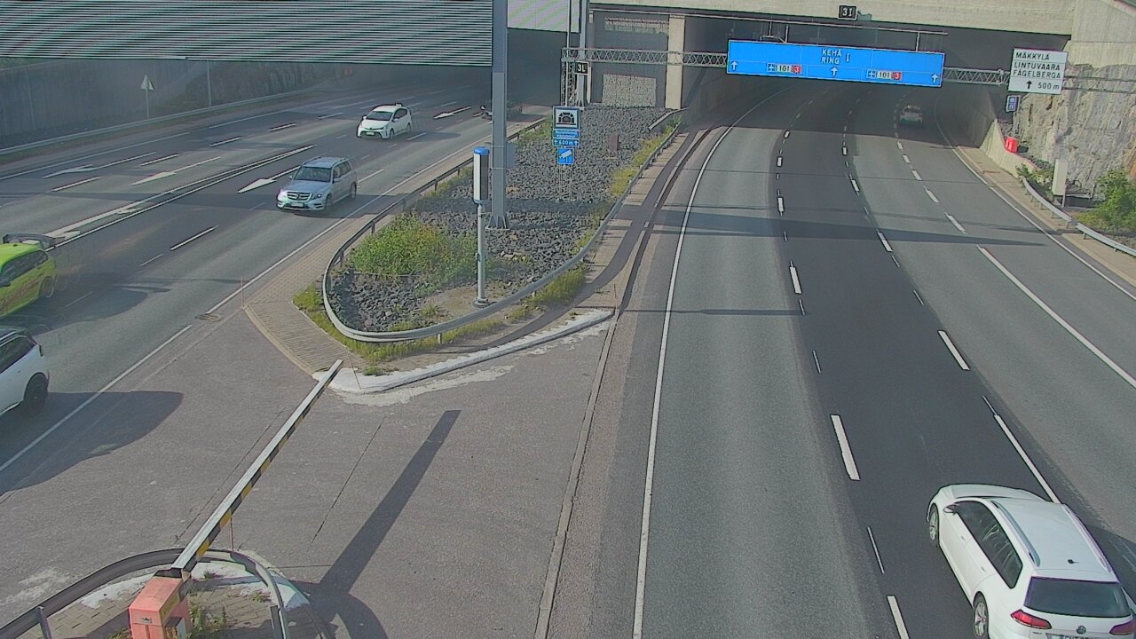 Kelikamerat Kuva Tie 101 Mestarintunneli, puomi länsi, Espoo, Uusimaa