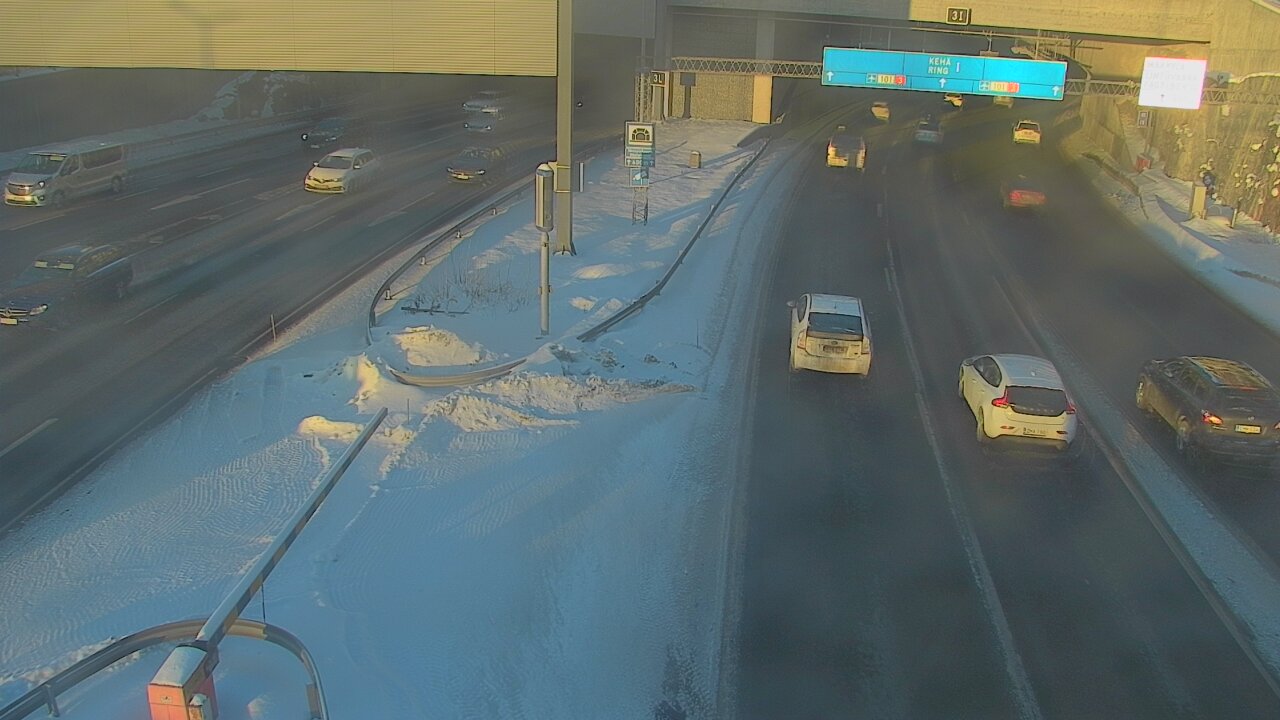 Kelikamerat Kuva Tie 101 Mestarintunneli, puomi länsi, Espoo, Uusimaa