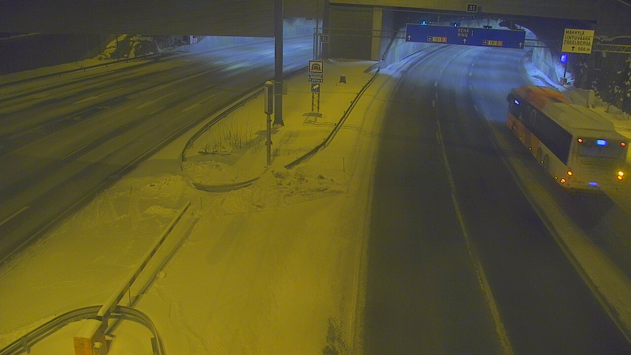 Kelikamerat Kuva Tie 101 Mestarintunneli, puomi länsi, Espoo, Uusimaa