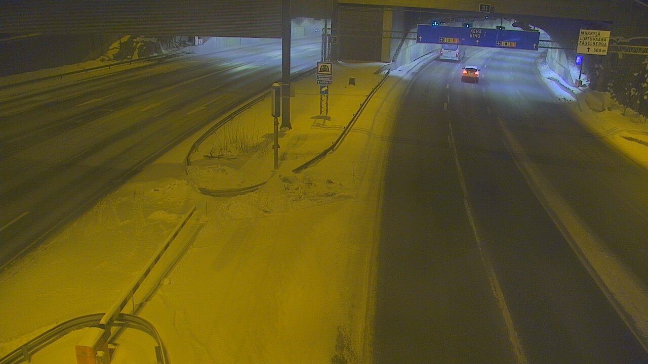 Kelikamerat Kuva Tie 101 Mestarintunneli, puomi länsi, Espoo, Uusimaa