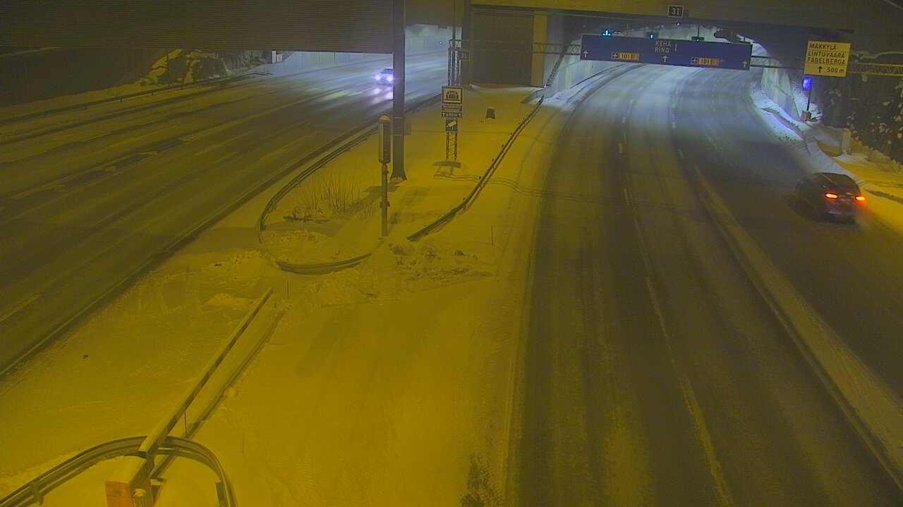 Kelikamerat Kuva Tie 101 Mestarintunneli, puomi länsi, Espoo, Uusimaa