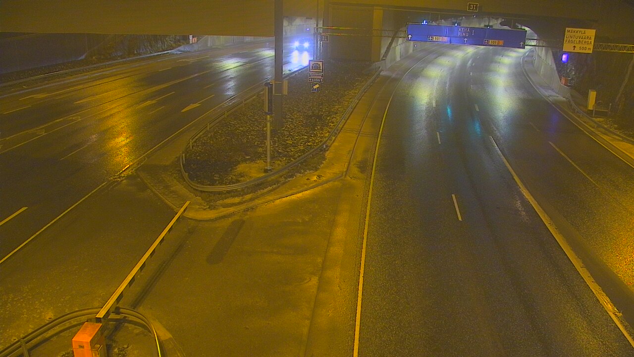 Kelikamerat Kuva Tie 101 Mestarintunneli, puomi länsi, Espoo, Uusimaa