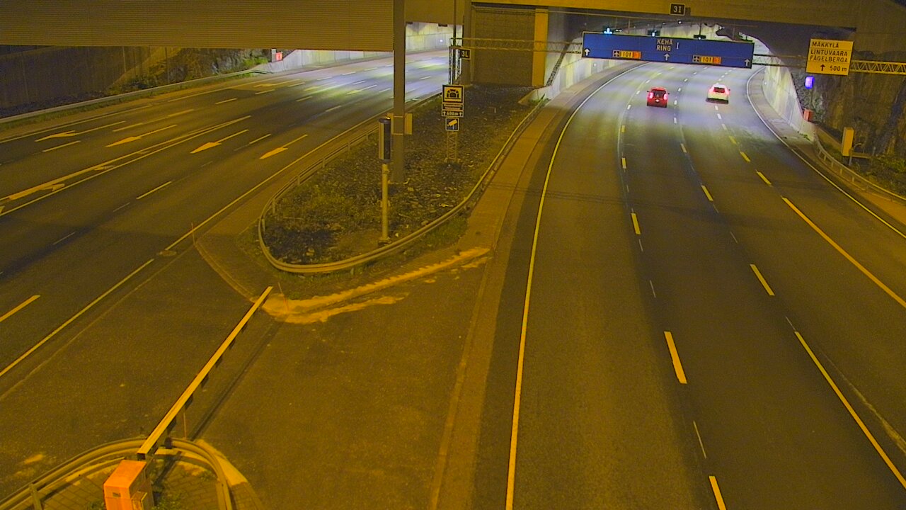 Kelikamerat Kuva Tie 101 Mestarintunneli, puomi länsi, Espoo, Uusimaa