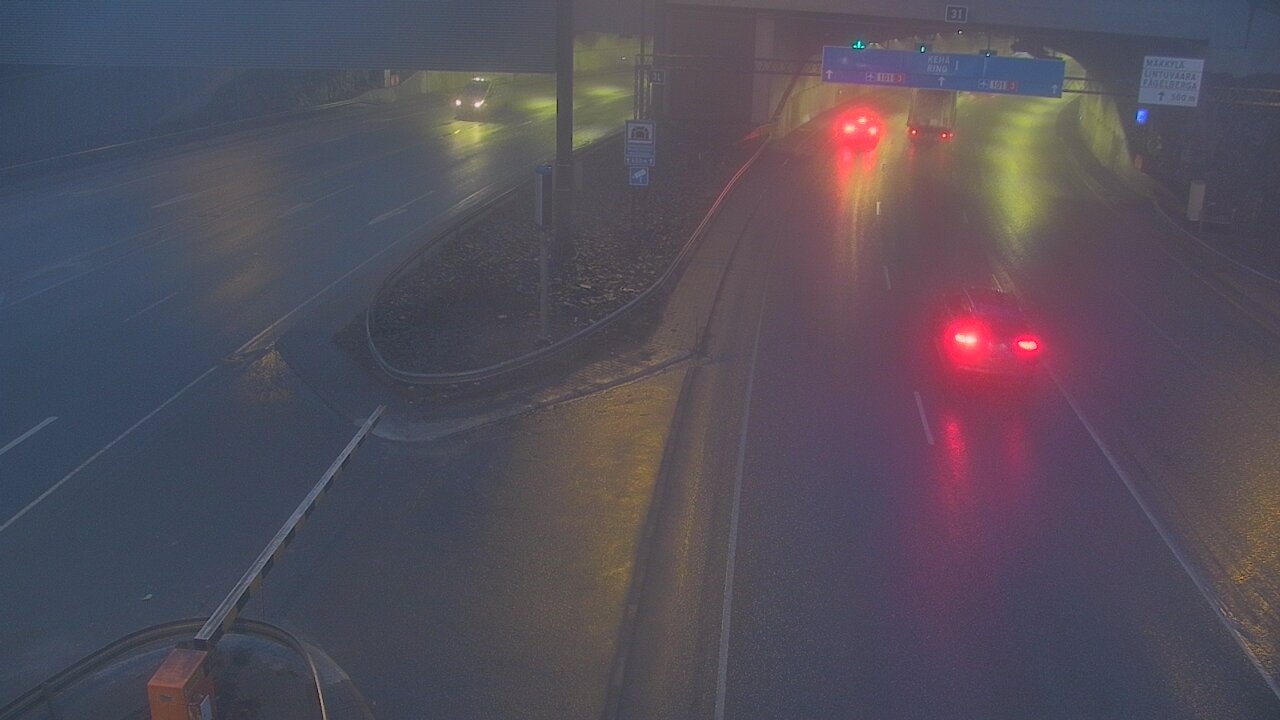 Kelikamerat Kuva Tie 101 Mestarintunneli, puomi länsi, Espoo, Uusimaa