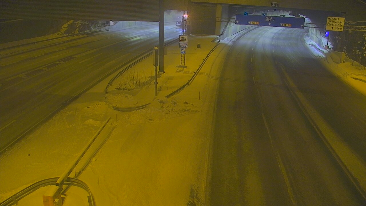 Kelikamerat Kuva Tie 101 Mestarintunneli, puomi länsi, Espoo, Uusimaa