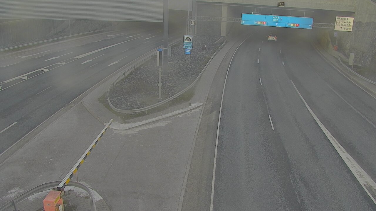 Kelikamerat Kuva Tie 101 Mestarintunneli, puomi länsi, Espoo, Uusimaa