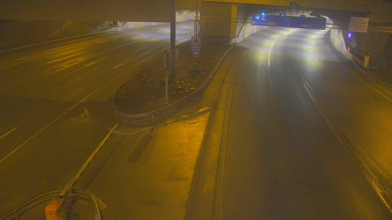 Kelikamerat Kuva Tie 101 Mestarintunneli, puomi länsi, Espoo, Uusimaa