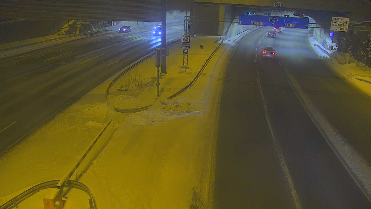 Kelikamerat Kuva Tie 101 Mestarintunneli, puomi länsi, Espoo, Uusimaa