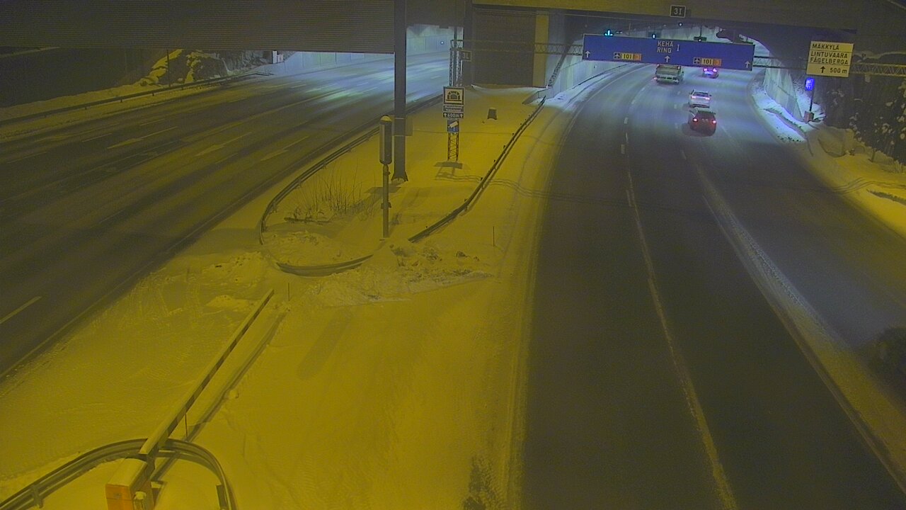 Kelikamerat Kuva Tie 101 Mestarintunneli, puomi länsi, Espoo, Uusimaa