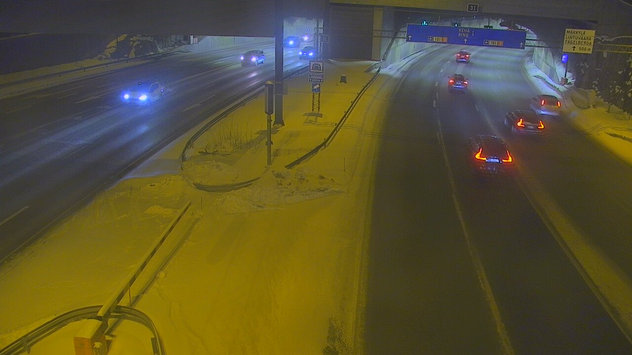 Kelikamerat Kuva Tie 101 Mestarintunneli, puomi länsi, Espoo, Uusimaa