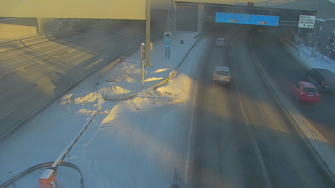 Kelikamerat Kuva Tie 101 Mestarintunneli, puomi länsi, Espoo, Uusimaa