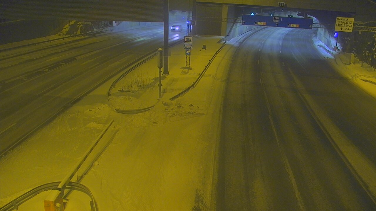 Kelikamerat Kuva Tie 101 Mestarintunneli, puomi länsi, Espoo, Uusimaa