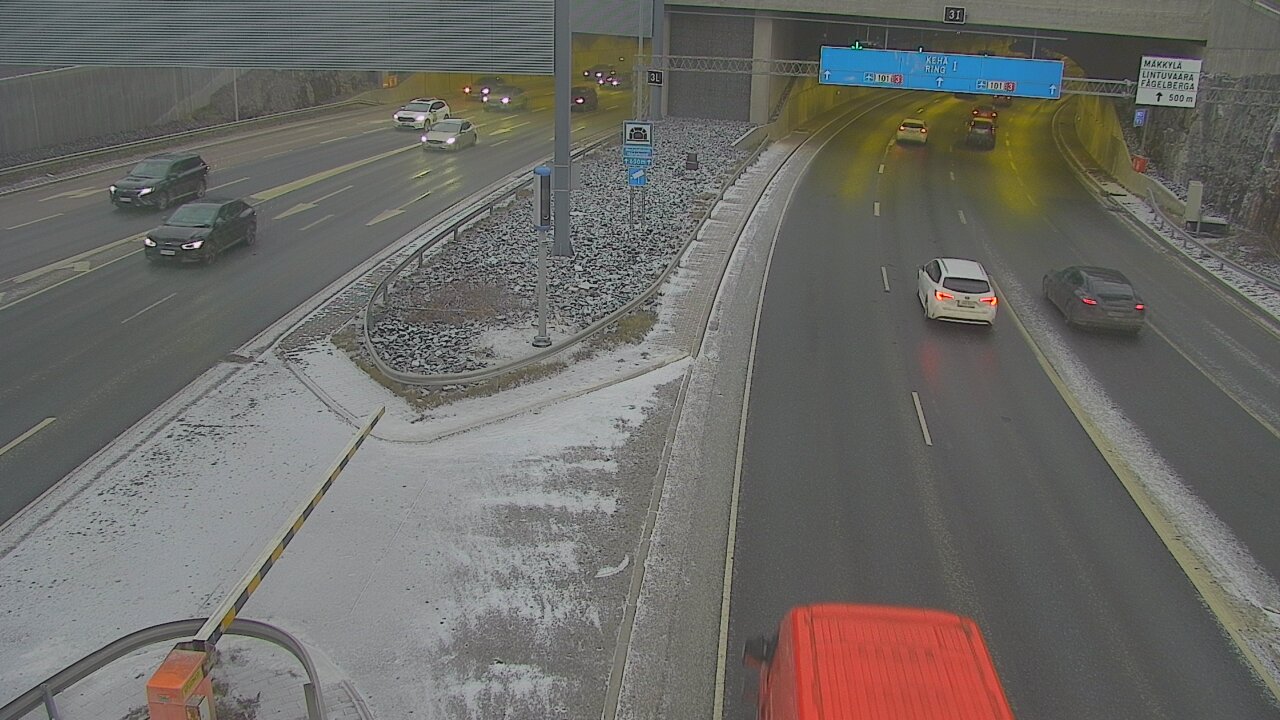 Kelikamerat Kuva Tie 101 Mestarintunneli, puomi länsi, Espoo, Uusimaa