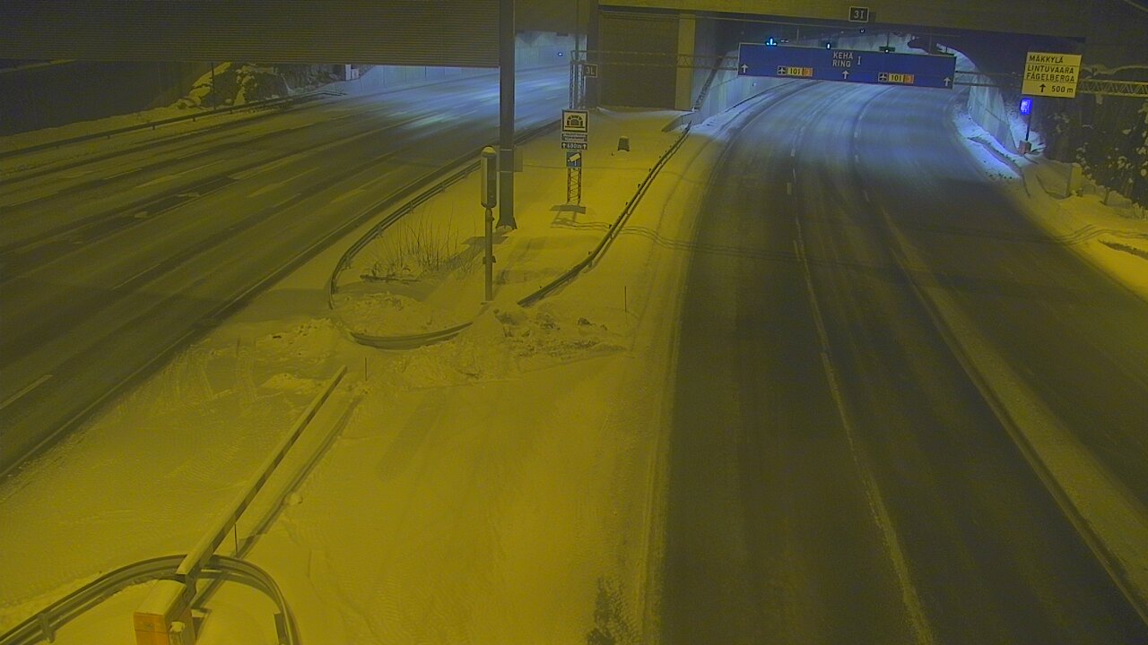 Kelikamerat Kuva Tie 101 Mestarintunneli, puomi länsi, Espoo, Uusimaa