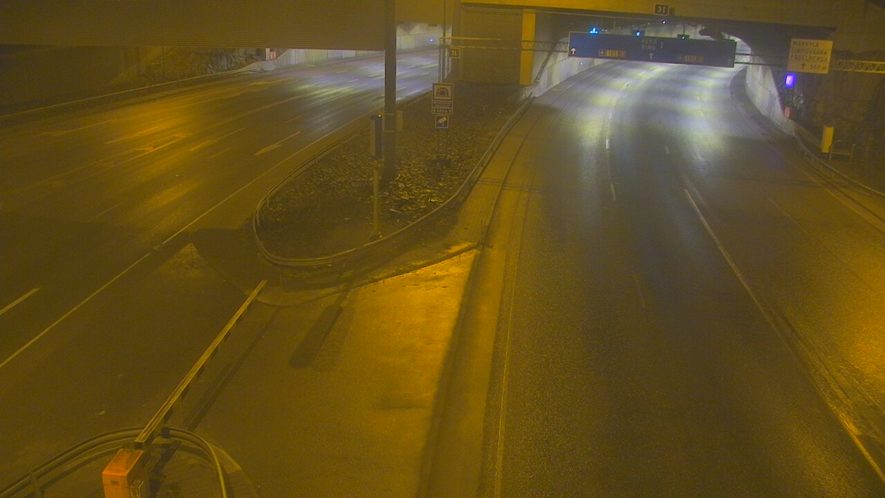 Kelikamerat Kuva Tie 101 Mestarintunneli, puomi länsi, Espoo, Uusimaa