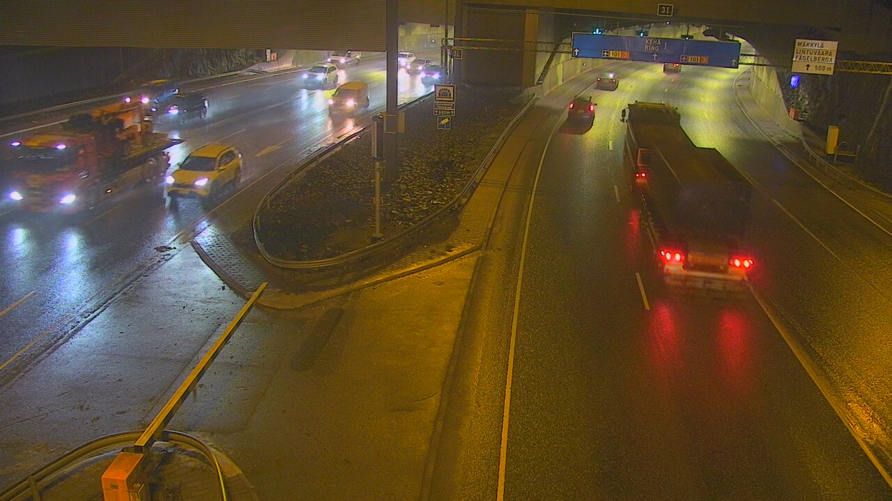 Kelikamerat Kuva Tie 101 Mestarintunneli, puomi länsi, Espoo, Uusimaa