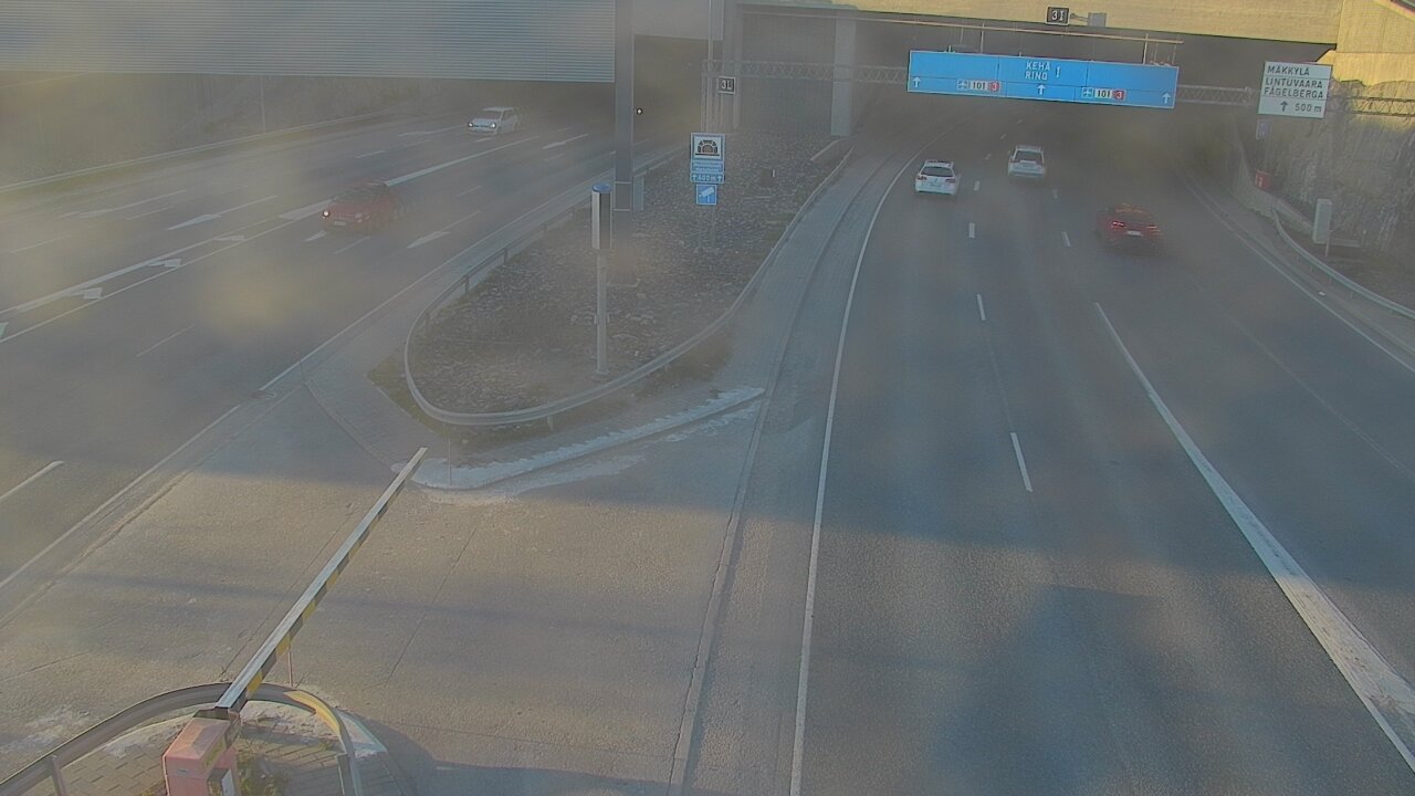 Kelikamerat Kuva Tie 101 Mestarintunneli, puomi länsi, Espoo, Uusimaa