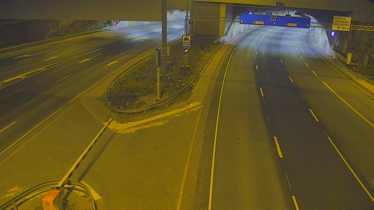 Kelikamerat Kuva Tie 101 Mestarintunneli, puomi länsi, Espoo, Uusimaa