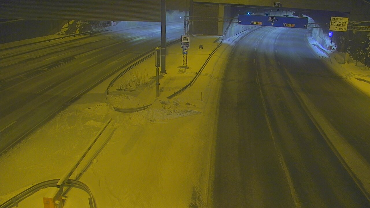 Kelikamerat Kuva Tie 101 Mestarintunneli, puomi länsi, Espoo, Uusimaa